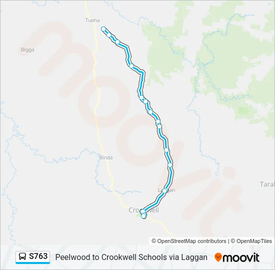 S763 Bus Line Map