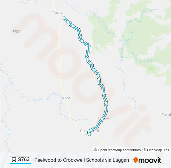 S763 Bus Line Map