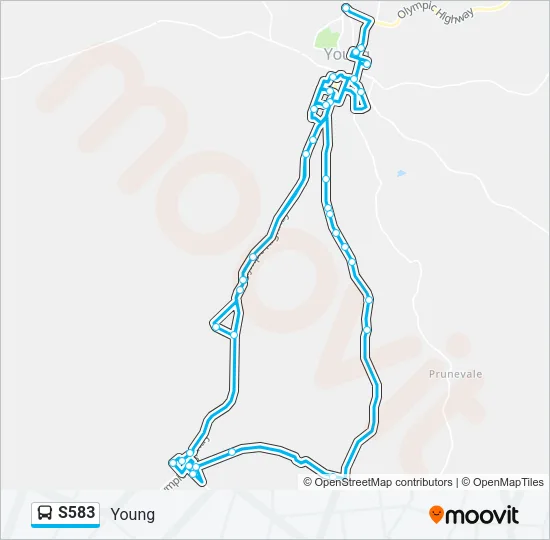 S583 Bus Line Map