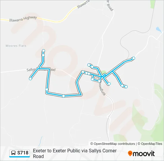 Mapa de S718 de 