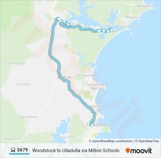 S679 Bus Line Map