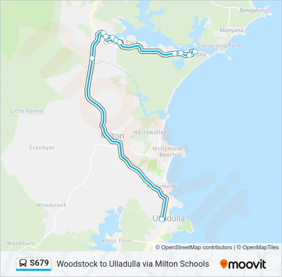 S679 Bus Line Map