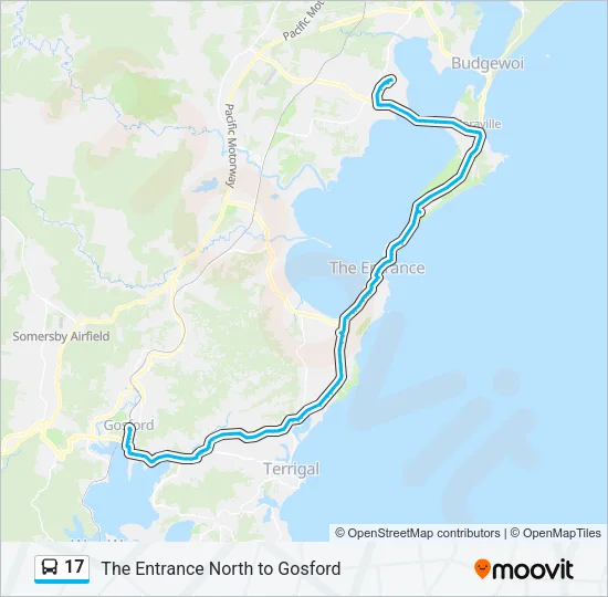 17 Bus Line Map