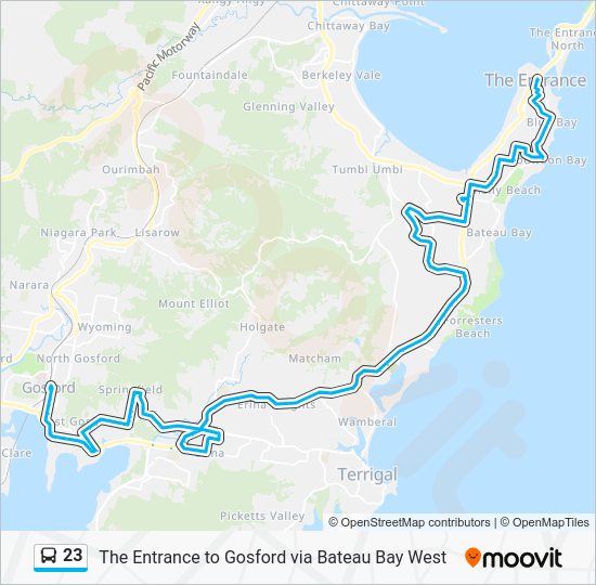 23 Route: Schedules, Stops & Maps - Torrens Ave at Coral St (Updated)