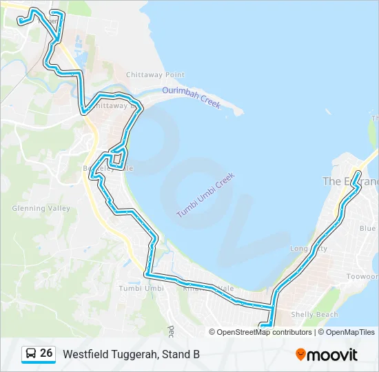 26 Bus Line Map