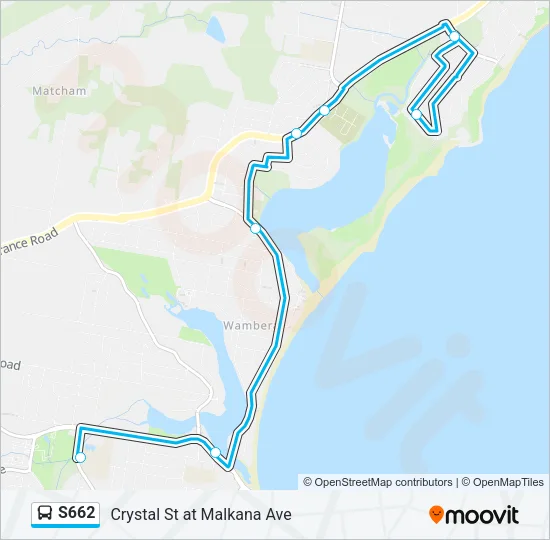S662 Bus Line Map