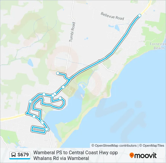 S679 Bus Line Map