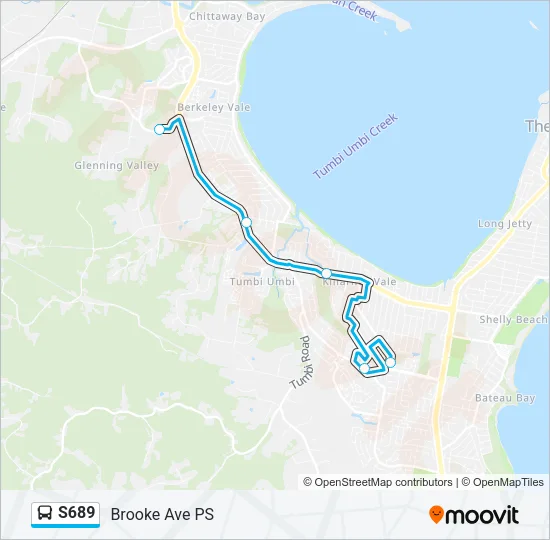 S689 Bus Line Map