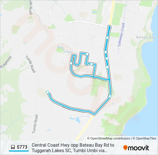 S773 Bus Line Map