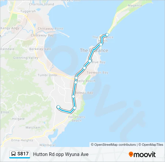S817 Bus Line Map
