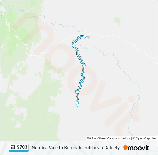 S703 Bus Line Map