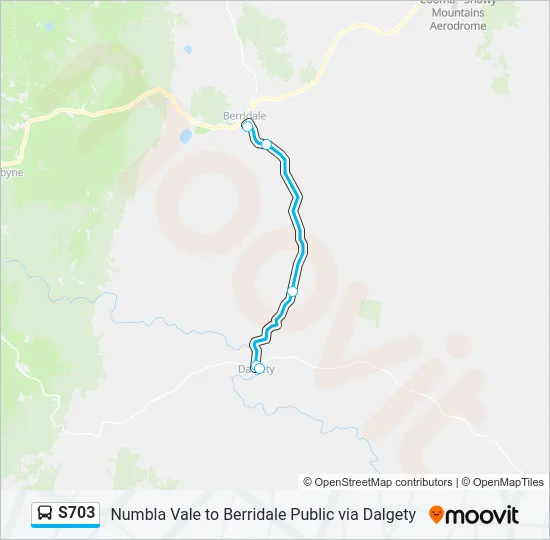 S703 Bus Line Map