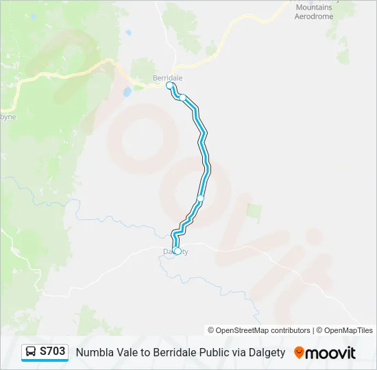 S703 Bus Line Map