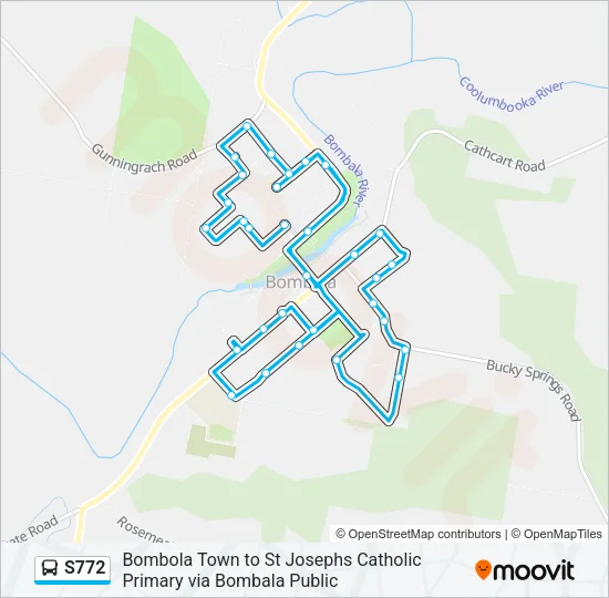 S772 Bus Line Map