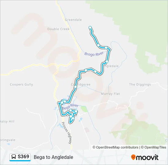 S369 Bus Line Map