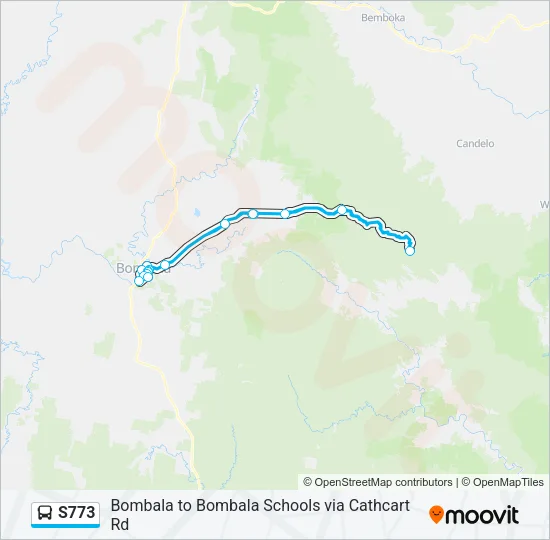 S773 Bus Line Map