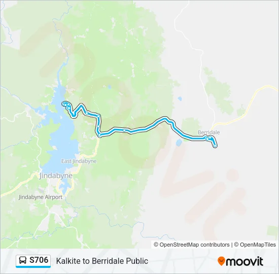 S706 Bus Line Map