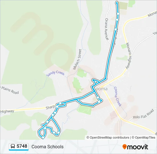 S748 Bus Line Map
