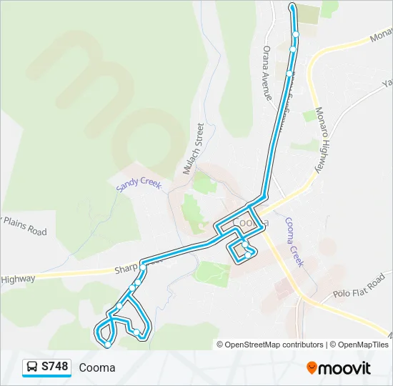 S748 Bus Line Map