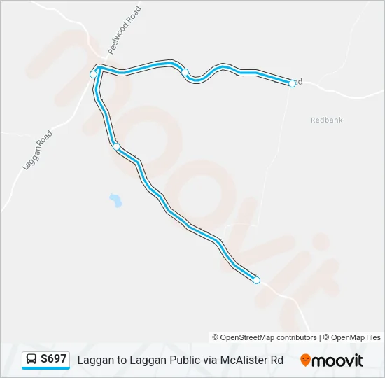 S697 Bus Line Map