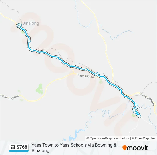 S768 Bus Line Map