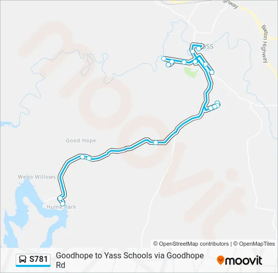 Mapa de S781 de 