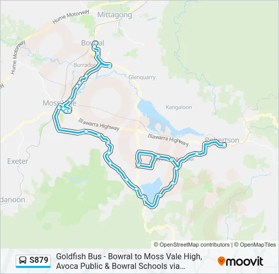 S879 Bus Line Map
