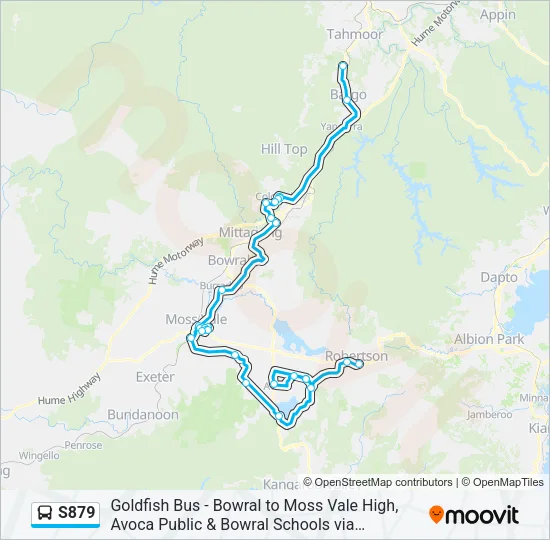 S879 Bus Line Map