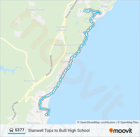 S377 Bus Line Map