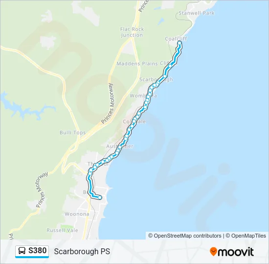 S380 Bus Line Map