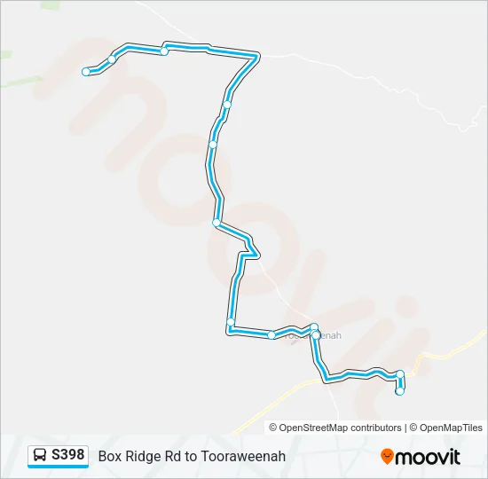 S398 Bus Line Map