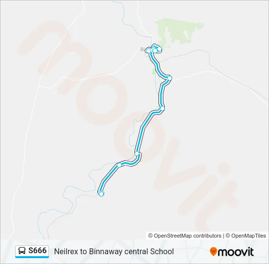 S666 Bus Line Map