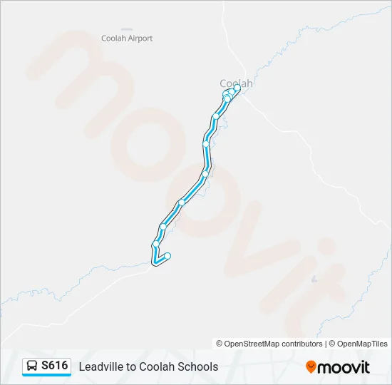 S616 Bus Line Map
