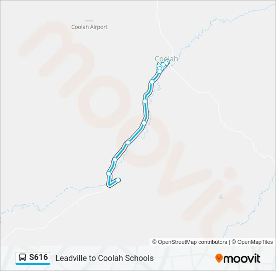 S616 Bus Line Map