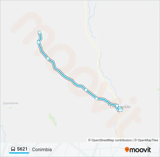 S621 Bus Line Map
