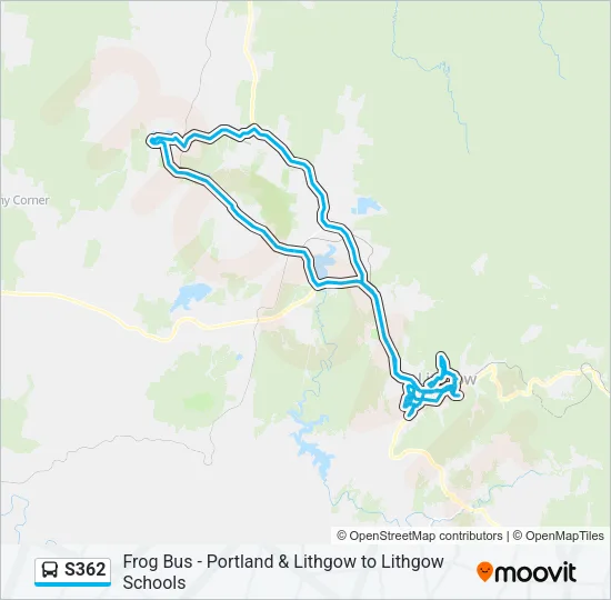 S362 Bus Line Map
