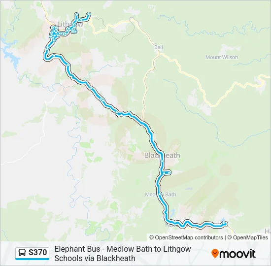 S370 Bus Line Map