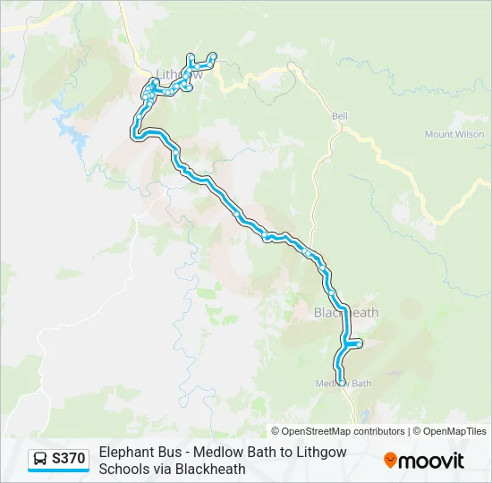 S370 Bus Line Map