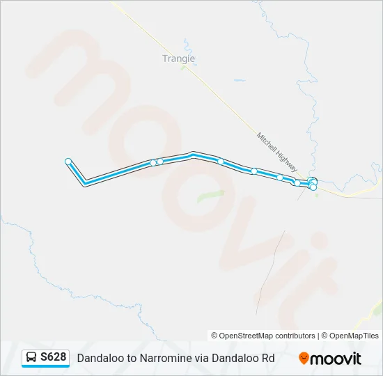 S628 Bus Line Map