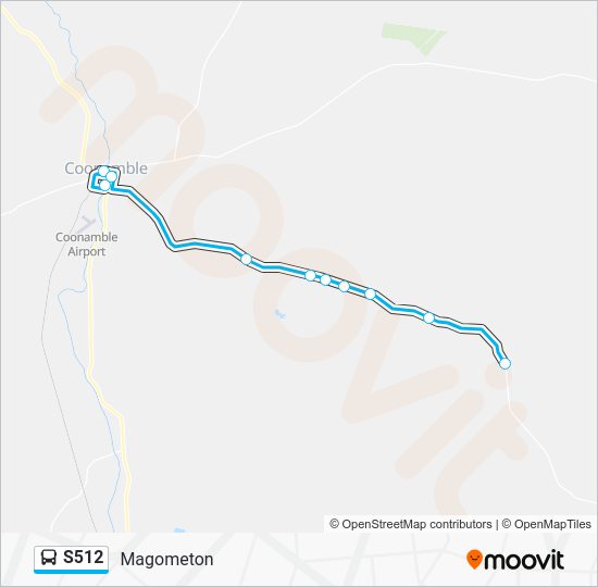 s512 Route Schedules, Stops & Maps Coonamble Schools (Updated)