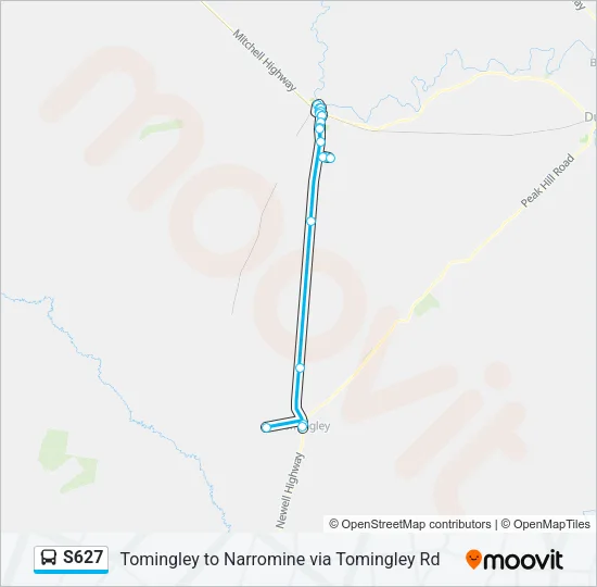 S627 Bus Line Map