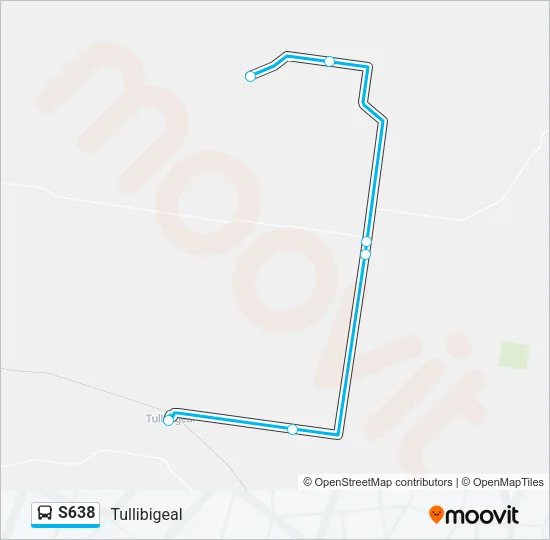 S638 Bus Line Map