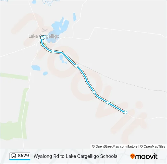 S629 Bus Line Map