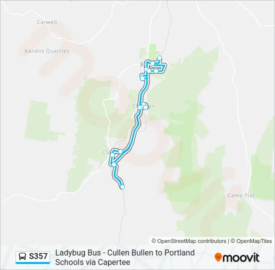 S357 Bus Line Map