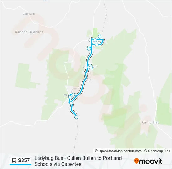S357 Bus Line Map