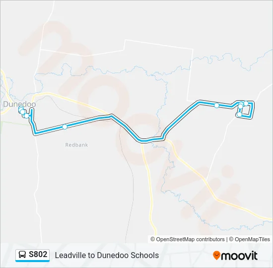 S802 Bus Line Map