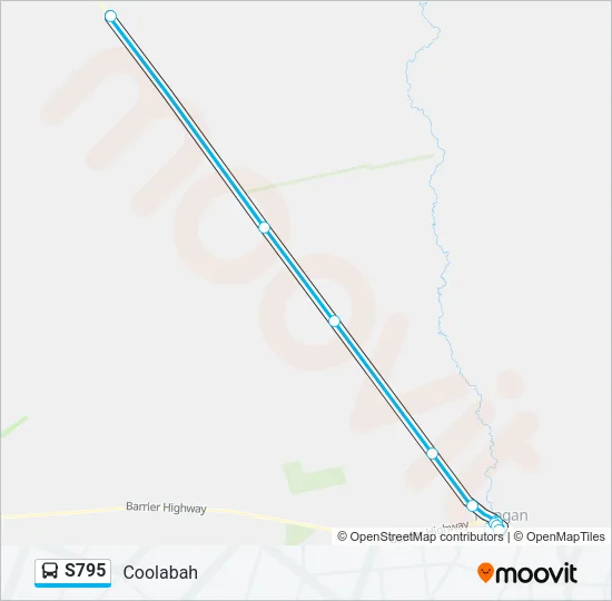 S795 Bus Line Map