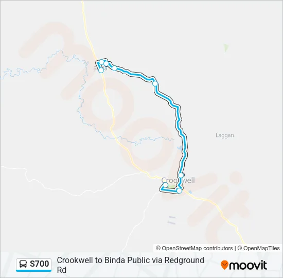 S700 Bus Line Map