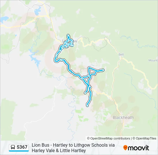 S367 Bus Line Map