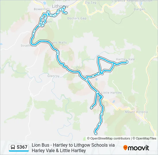 S367 Bus Line Map